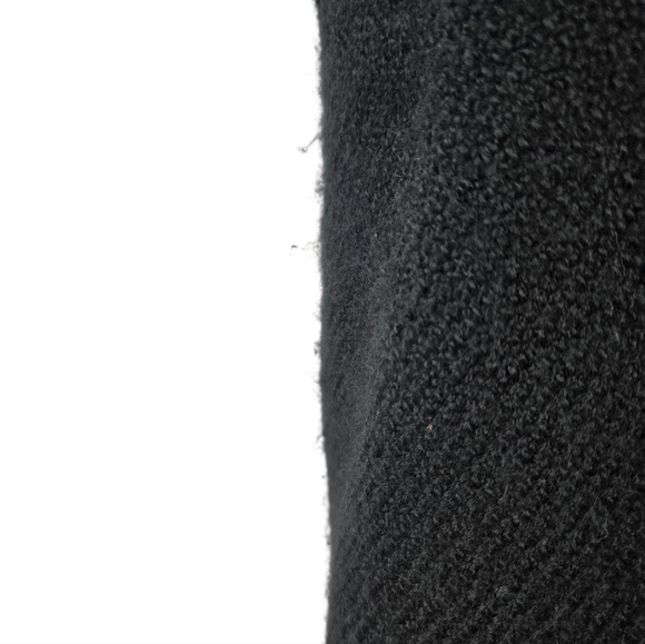 Torrid Black Woolen Varsity Hooded Longline Coat - Picture 10 of 13